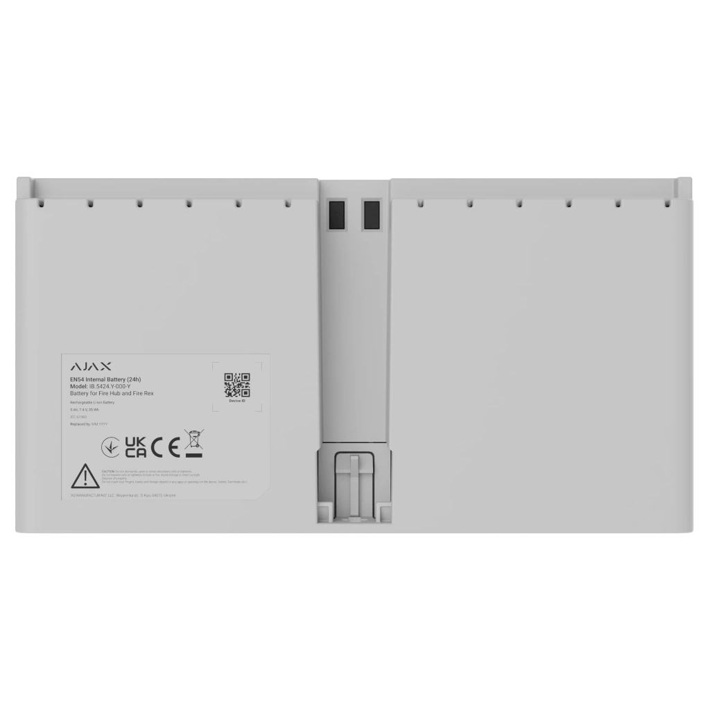 Акумулятор Ajax EN54 Internal Battery (24h) white Акумулятор Ajax EN54 Internal Battery (24h) white