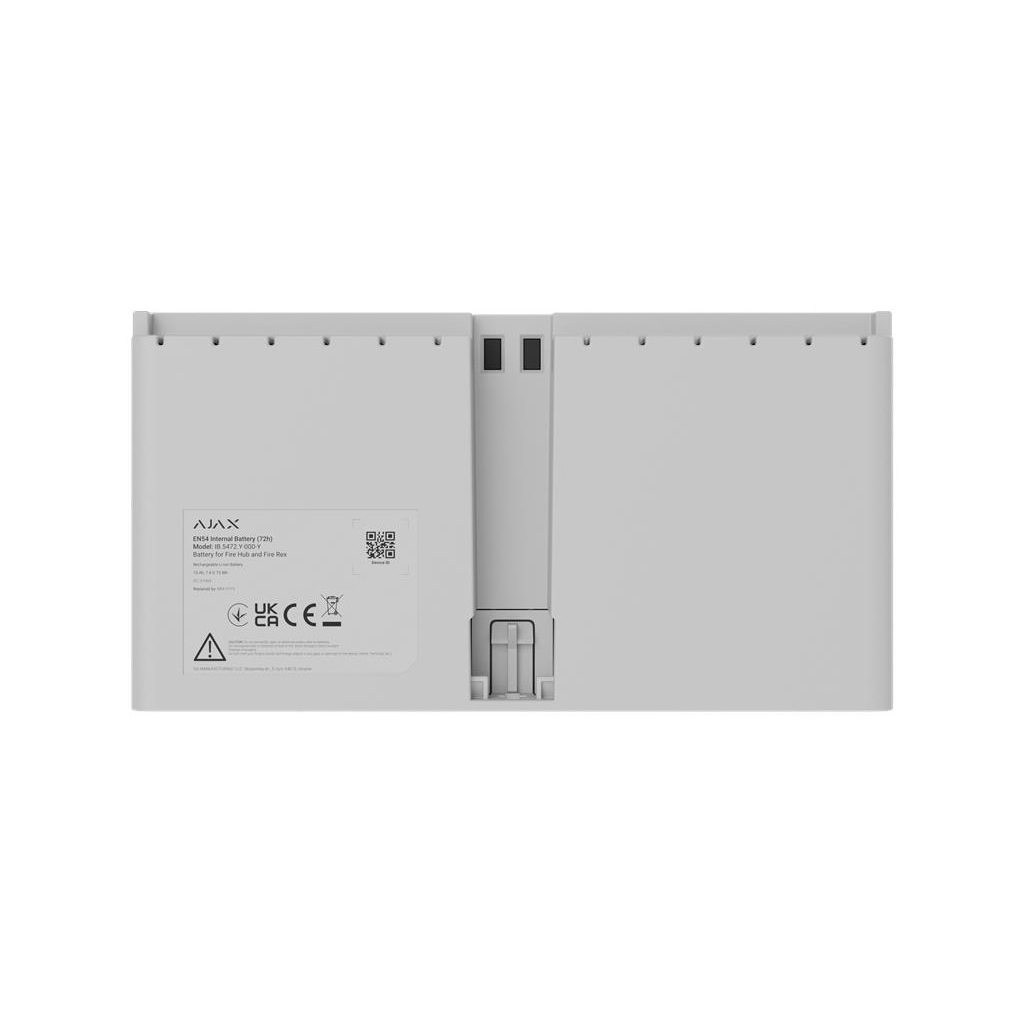 Акумулятор Ajax EN54 Internal Battery (72h) white Акумулятор Ajax EN54 Internal Battery (72h) white