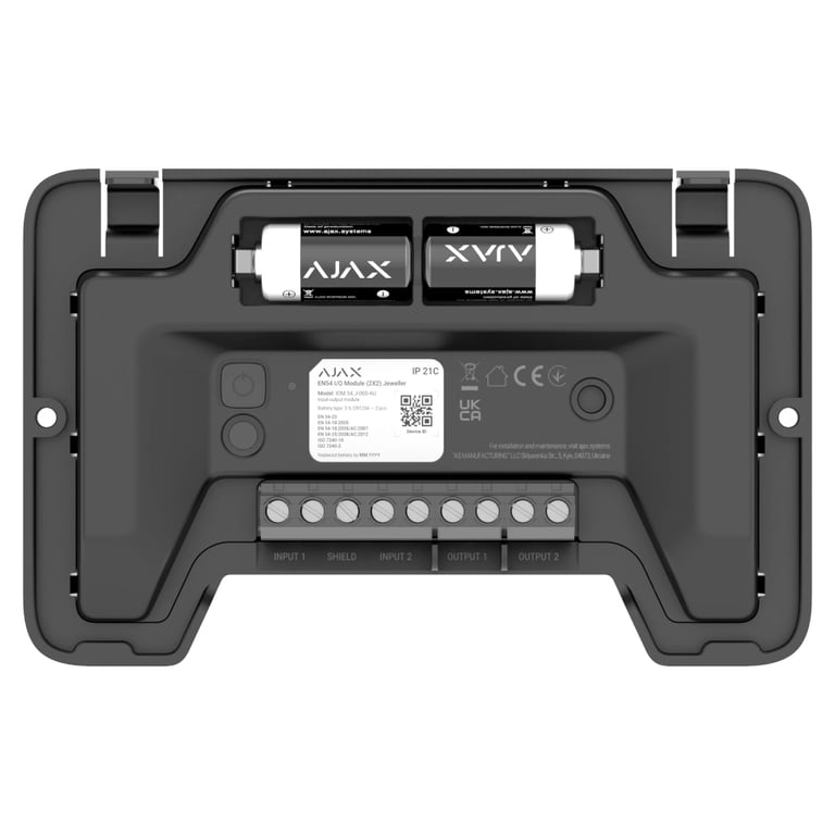 Модуль управління розумним будинком Ajax EN54 I/O Module (2X2) black - фото 4