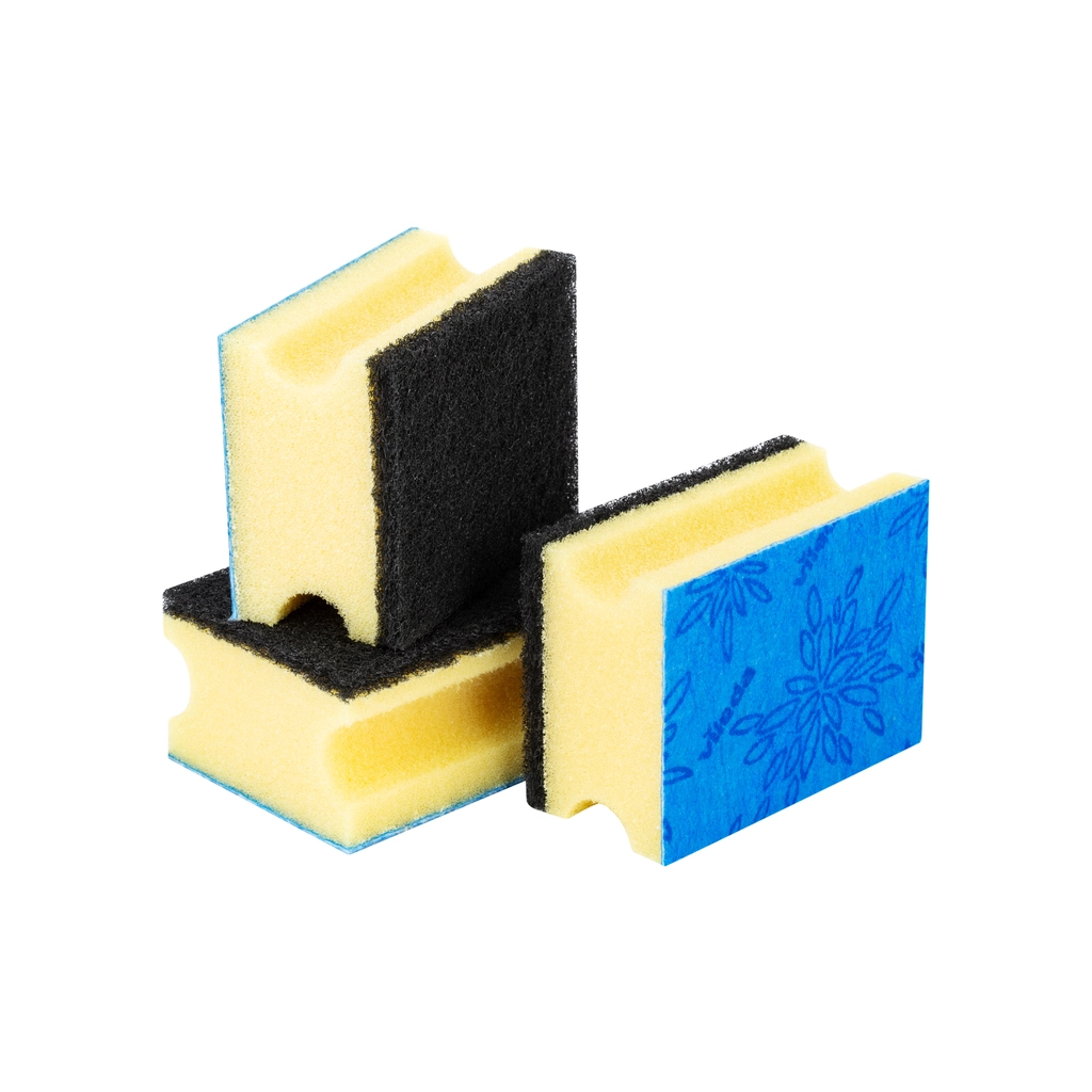 Губки кухонні Vileda Glitzi Plus Для сильно забрудненого посуду 3 шт. (4003790001444) - фото 2 Губки кухонні Vileda Glitzi Plus Для сильно забрудненого посуду 3 шт. (4003790001444) - фото 2