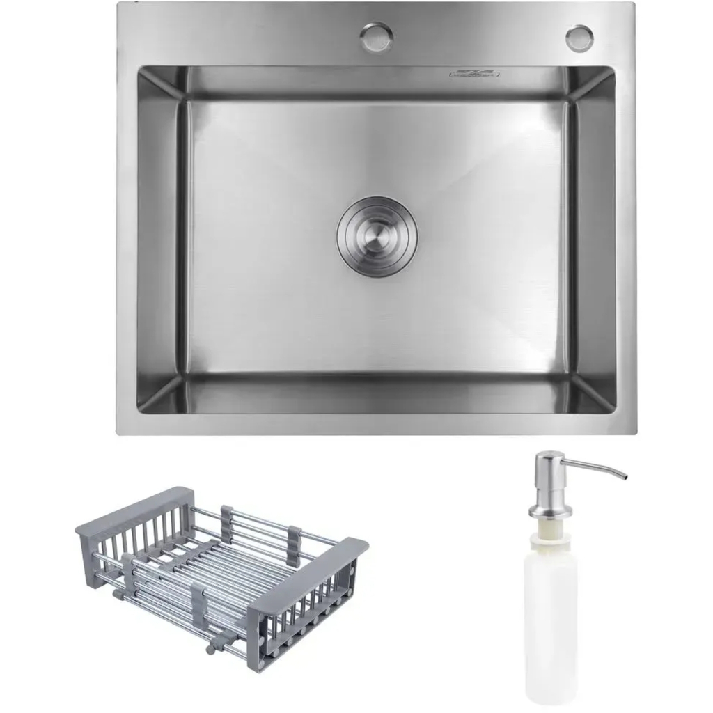 Мийка кухонна Kroner Geburstet-6050HM (CV022802)