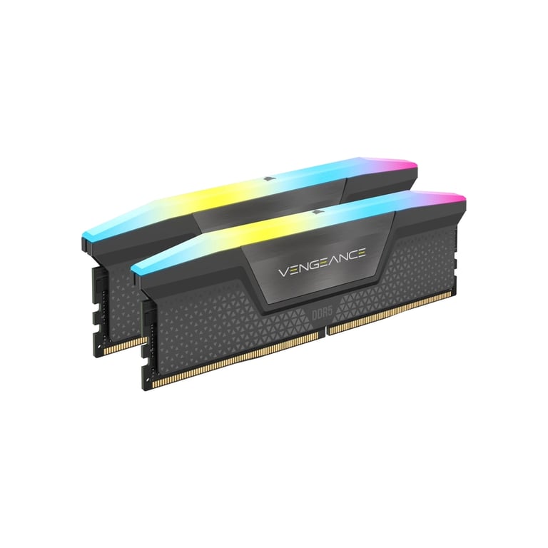 Модуль пам%27яті для комп%27ютера DDR5 64GB (2x32GB) 5600 MHz Vengeance RGB Corsair (CMH64GX5M2B5600Z40K)