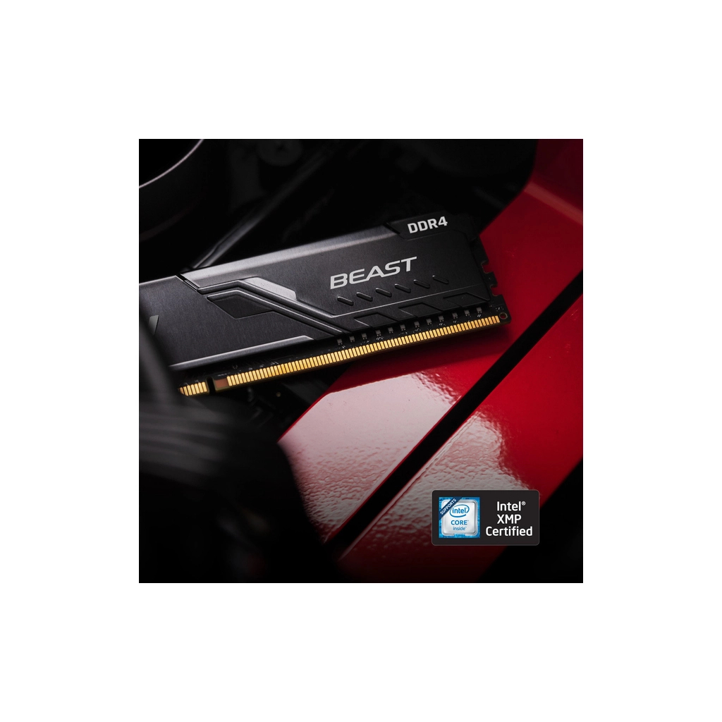 Модуль пам'яті для комп'ютера DDR4 8GB 3200 MHz Beast Black Kingston Fury (ex.HyperX) (KF432C16BB/8WP) - фото 9 Модуль пам'яті для комп'ютера DDR4 8GB 3200 MHz Beast Black Kingston Fury (ex.HyperX) (KF432C16BB/8WP) - фото 9
