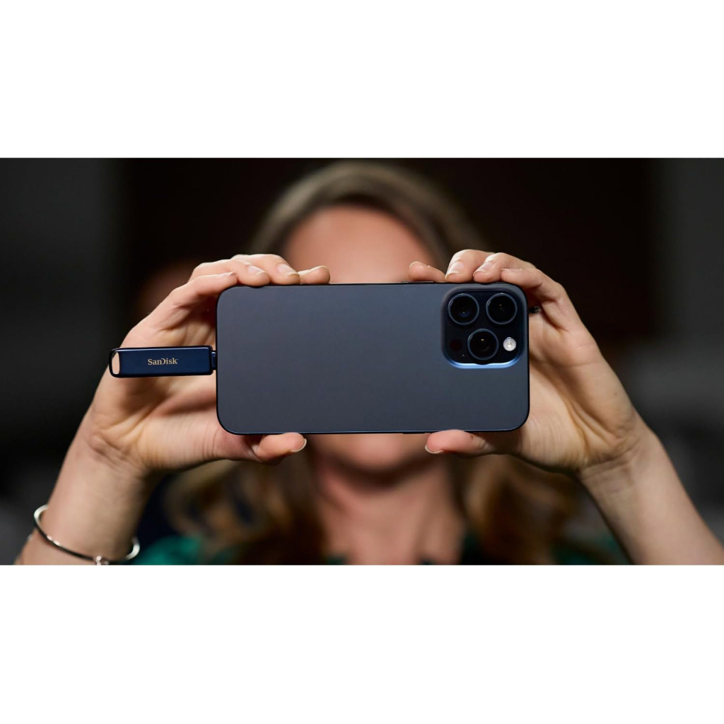 USB флеш накопичувач SanDisk 128GB Phone Drive for iPhone Metallic Sky Lightning/Type-C U (SDIXD0N-128G-GN6NE) - фото 11 USB флеш накопичувач SanDisk 128GB Phone Drive for iPhone Metallic Sky Lightning/Type-C U (SDIXD0N-128G-GN6NE) - фото 11