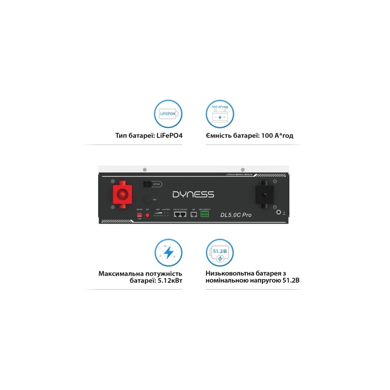 Батарея LiFePo4 Dyness DL5.0C Pro 51.2V - 100Ah (DL5.0C Pro) - фото 3