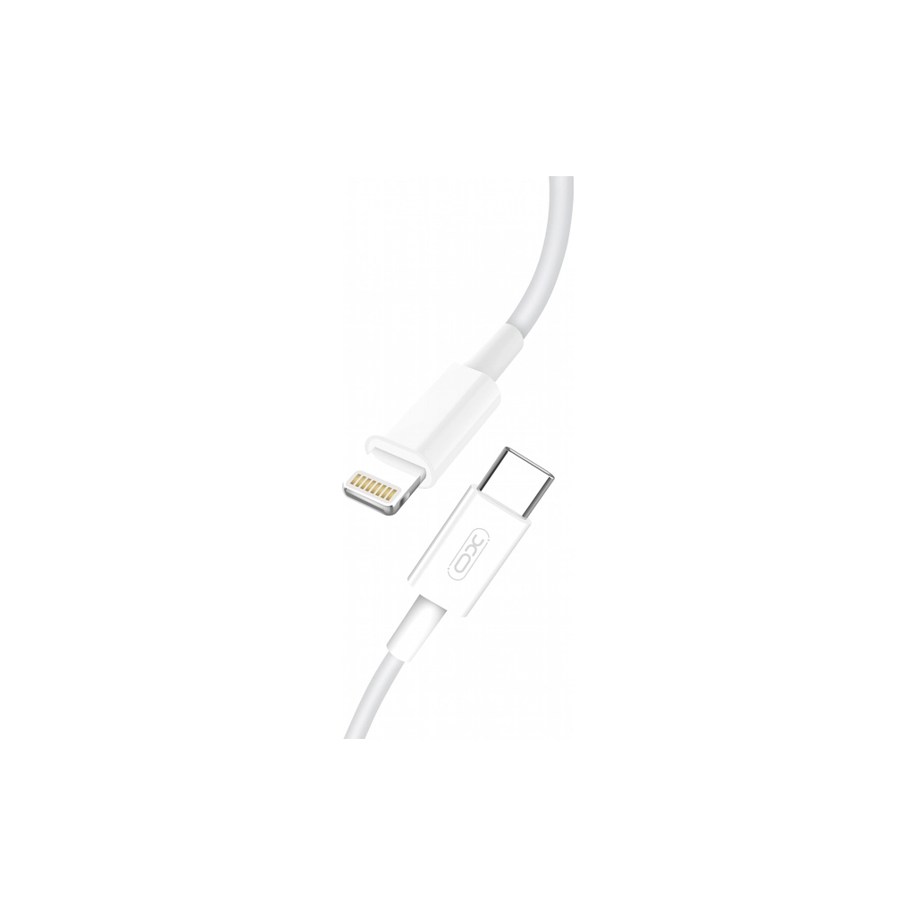 Дата кабель USB-С to Lightning 1.0m PD18W NB113 white XO (6920680863846) - фото 1