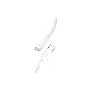 Дата кабель USB-С to Lightning 1.0m PD18W NB113 white XO (6920680863846) - фото 1