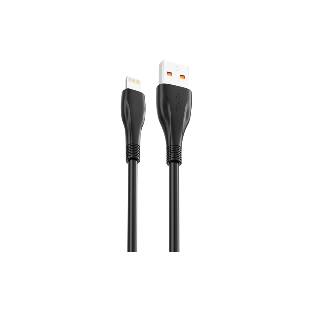 Дата кабель USB 2.0 AM to Lightning 1.0m 6A NB185 black XO (6920680879236) - фото 1