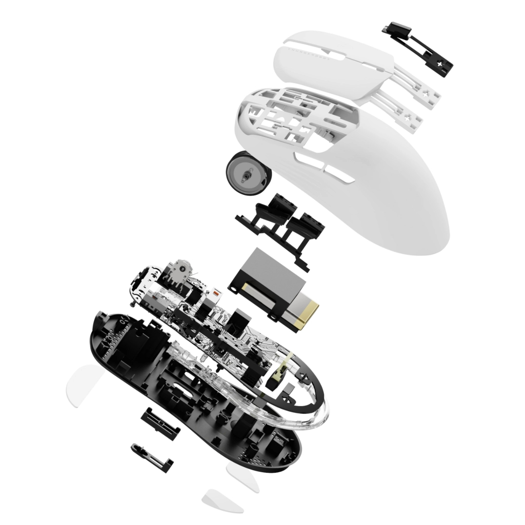 Мишка Thunderobot ML7 Tri-Mode wireless Mous (ML7) - фото 7 Мишка Thunderobot ML7 Tri-Mode wireless Mous (ML7) - фото 7