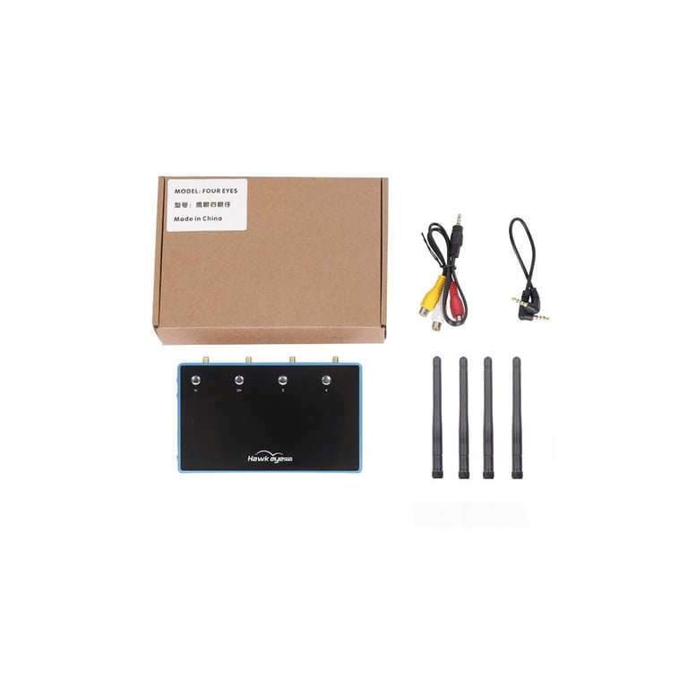 Відеоприймач (VRX) Hawkeye 4 eyes 5.8G 4CH in 1 HDMI AV output box (H4E4) - фото 6