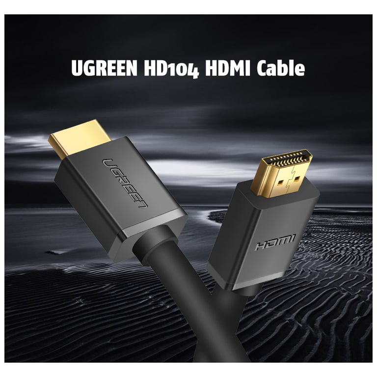 Кабель мультимедійний HDMI M to HDMI M 1.5m HD104 black Ugreen (60820) - фото 2