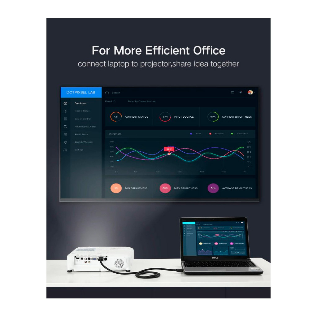 Кабель мультимедійний HDMI M to HDMI M 10.0m HD104 black Ugreen (10110) - фото 6 Кабель мультимедійний HDMI M to HDMI M 10.0m HD104 black Ugreen (10110) - фото 6