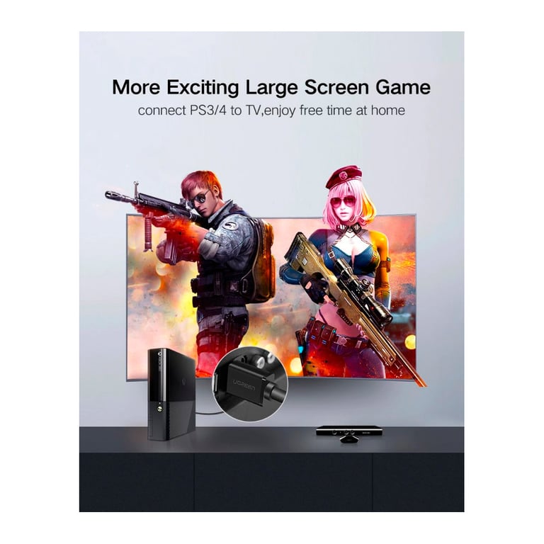 Кабель мультимедійний HDMI M to HDMI M 10.0m HD104 black Ugreen (10110) - фото 7