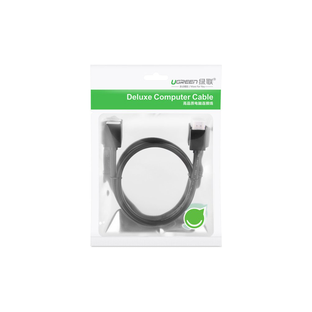 Кабель мультимедійний HDMI M to HDMI F 1.0m HD107 black Ugreen (10141) - фото 4 Кабель мультимедійний HDMI M to HDMI F 1.0m HD107 black Ugreen (10141) - фото 4