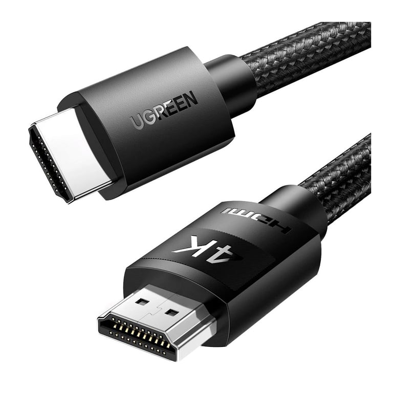 Кабель мультимедійний HDMI M to HDMI M 10.0m 4K30Hz braided HD119 black Ugreen (40104) - фото 1