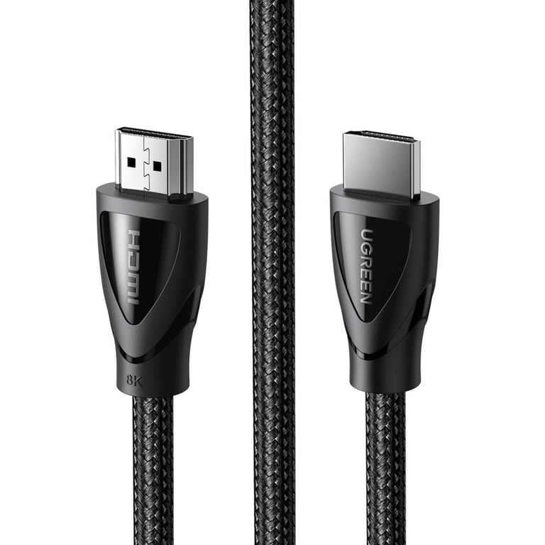 Кабель мультимедійний HDMI M to HDMI M 1.5m braided HD140 black Ugreen (80402) - фото 1