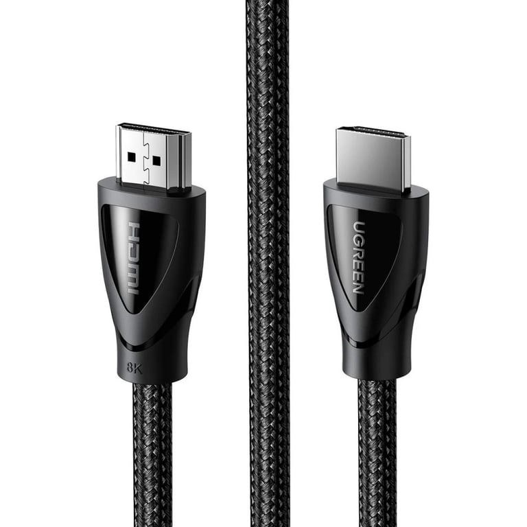 Кабель мультимедійний HDMI M to HDMI M 2.0m braided HD140 black Ugreen (80403) - фото 2