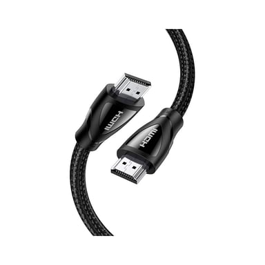Кабель мультимедійний HDMI M to HDMI M 5.0m braided HD140 black Ugreen (80405) - фото 1