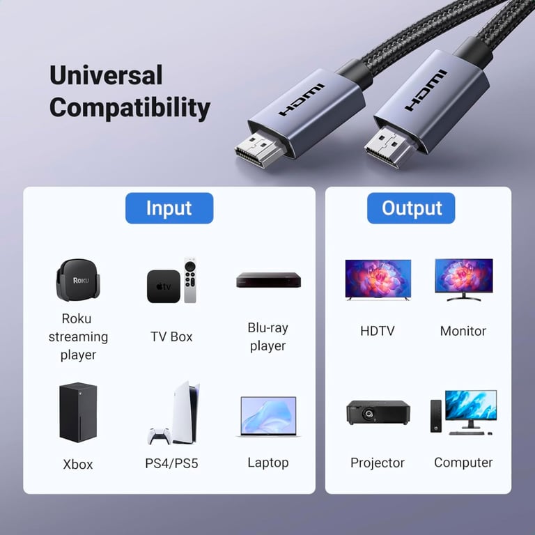 Кабель мультимедійний HDMI M to HDMI M 3.0m V2.0 4K60Hz HD153 black Ugreen (25300) - фото 6