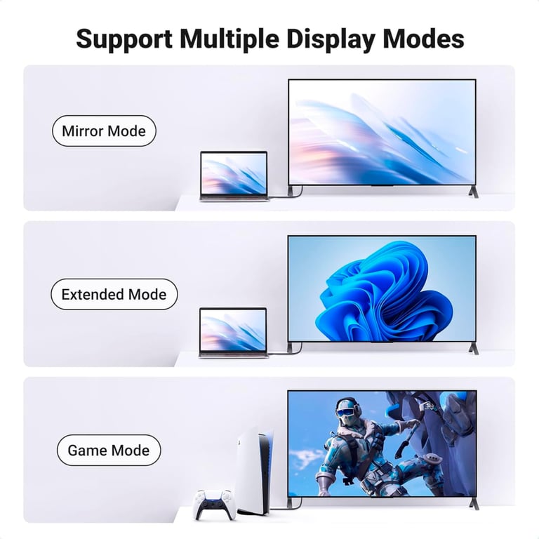 Кабель мультимедійний HDMI M to HDMI M 3.0m V2.0 4K60Hz HD153 black Ugreen (25300) - фото 7