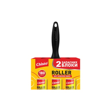 Валик для чищення одягу Chisto Roller 60 листів 10 м + 2 запасних блоки (4820204702748) - фото 1