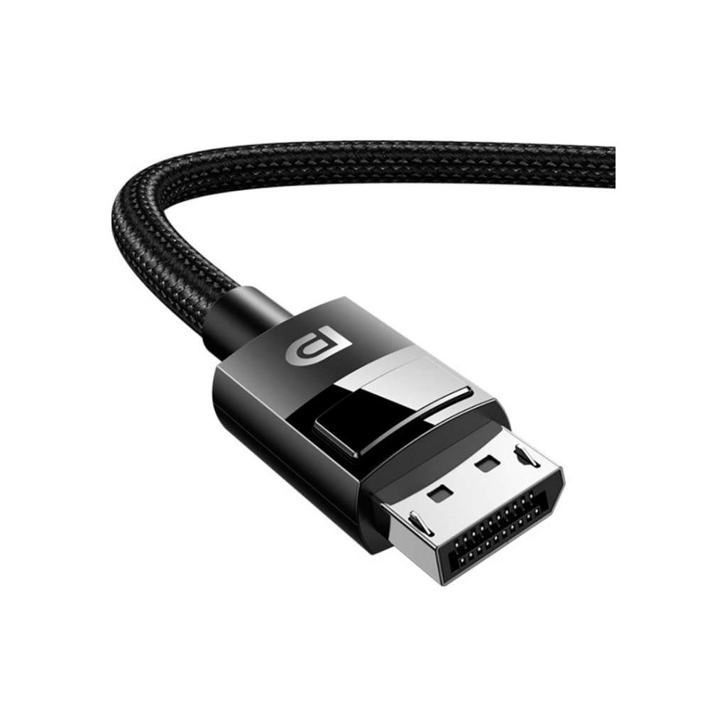 Кабель мультимедійний DisplayPort M to DisplayPort M 1.0m V1.4 braided DP114 black UGREEN (80390) - фото 2 Кабель мультимедійний DisplayPort M to DisplayPort M 1.0m V1.4 braided DP114 black UGREEN (80390) - фото 2