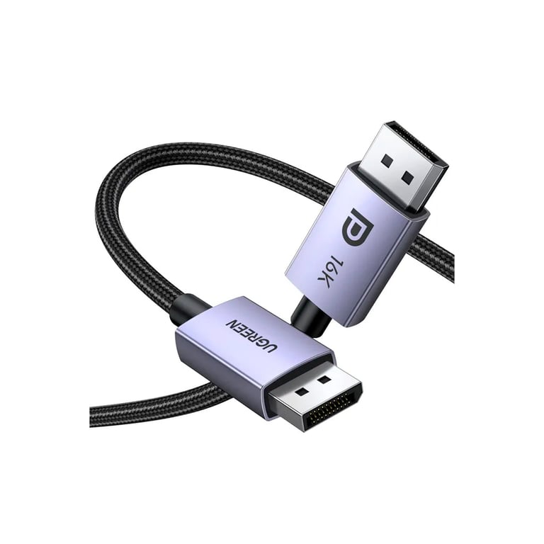 Кабель мультимедійний DisplayPort M to DisplayPort M 3.0m 16K DP118 black Ugreen (25862) - фото 2
