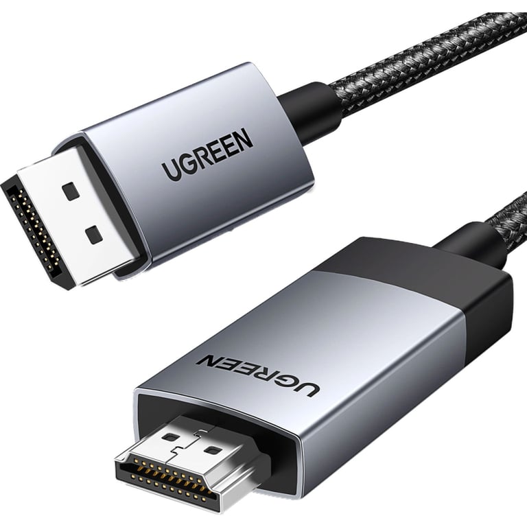 Кабель мультимедійний DisplayPort M to HDMI M 1.0m V2.0 4K60Hz DP119 black Ugreen (15773) - фото 1