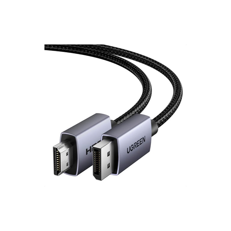 Кабель мультимедійний DisplayPort M to HDMI M 2.0m V2.0 4K30Hz DP125 black Ugreen (35842) - фото 4