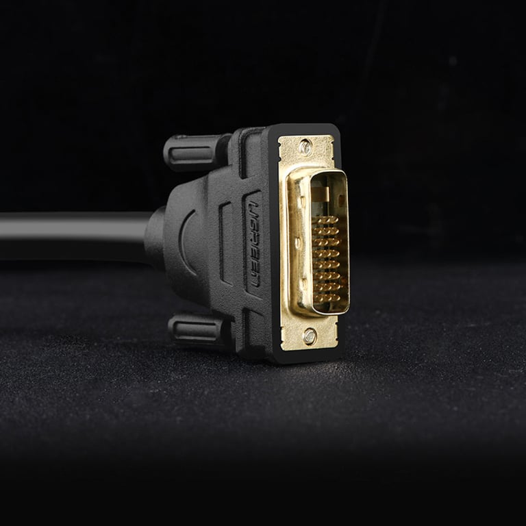 Кабель мультимедійний DVI M to DVI M 2.0m 24+1pin DV101 black Ugreen (11604) - фото 3