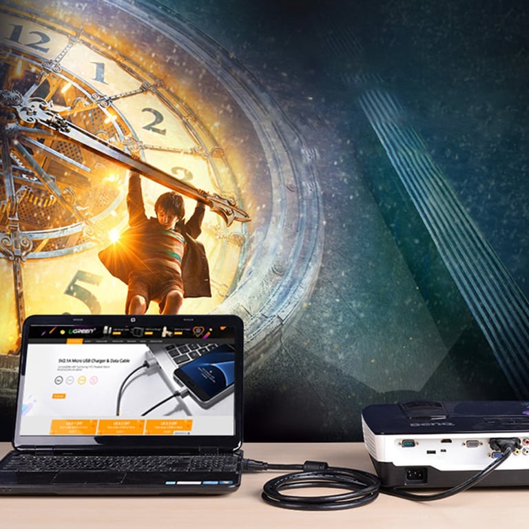 Кабель мультимедійний DVI M to DVI M 2.0m 24+1pin DV101 black Ugreen (11604) - фото 6