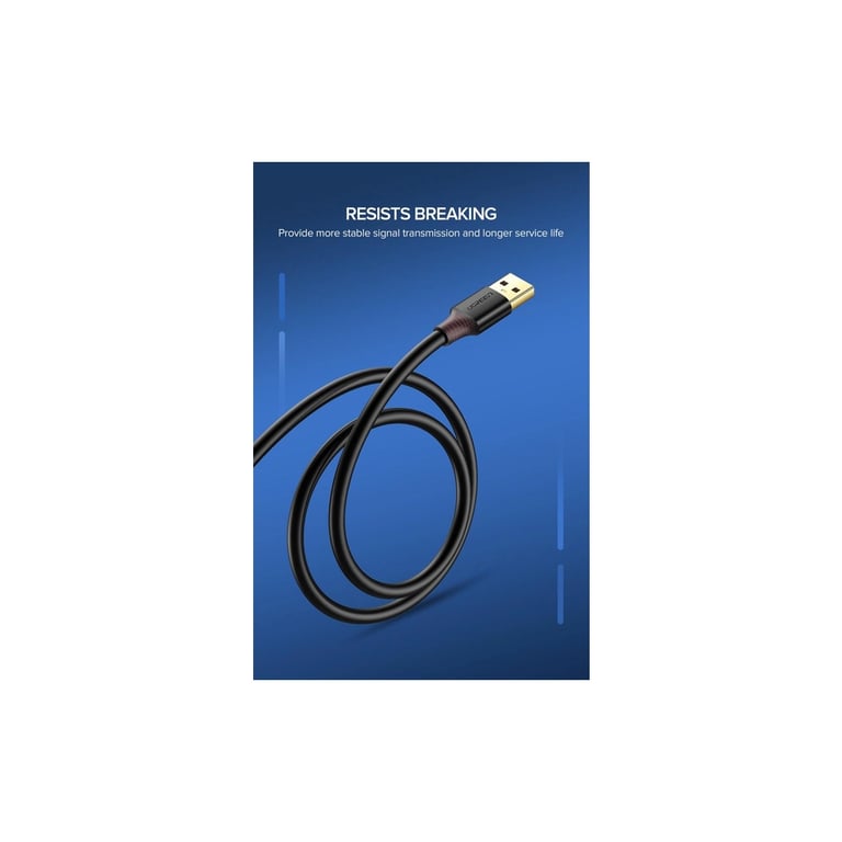 Дата кабель USB 3.0 AM/AF 1.5m US129 black UGREEN (30126) - фото 5