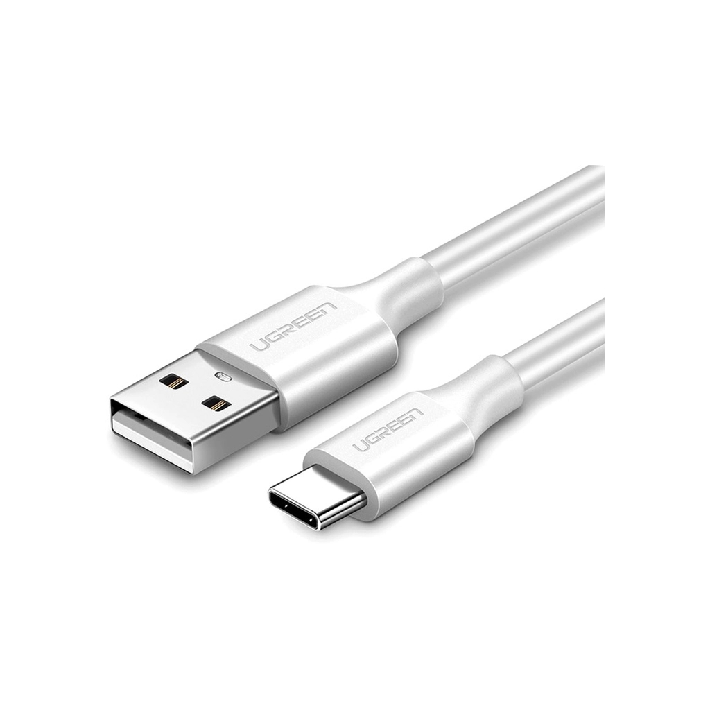 Дата кабель USB 2.0 AM to USB-C 0.25m 3A US287 white Ugreen (60119) - фото 1 Дата кабель USB 2.0 AM to USB-C 0.25m 3A US287 white Ugreen (60119) - фото 1