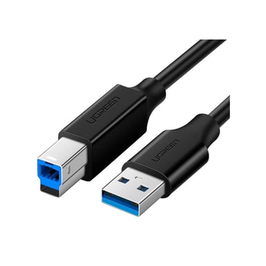Кабель для принтера USB 3.0 AM/BM 2.0m US210 black Ugreen (10372) - фото 1