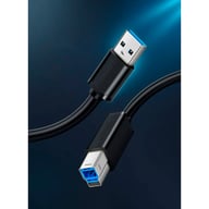 Кабель для принтера USB 3.0 AM/BM 2.0m US210 black Ugreen (10372) - фото 2