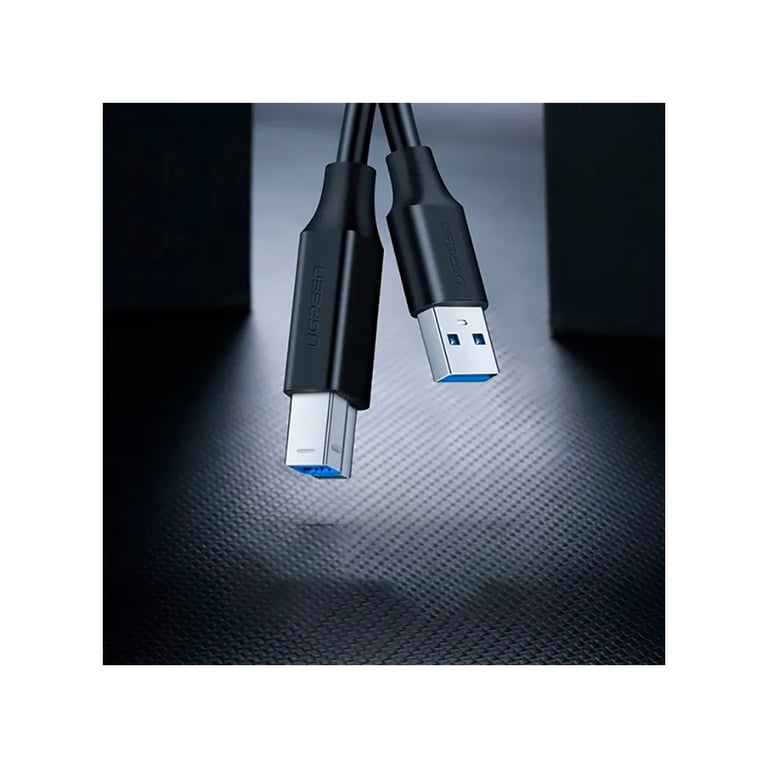Кабель для принтера USB 3.0 AM/BM 2.0m US210 black Ugreen (10372) - фото 3