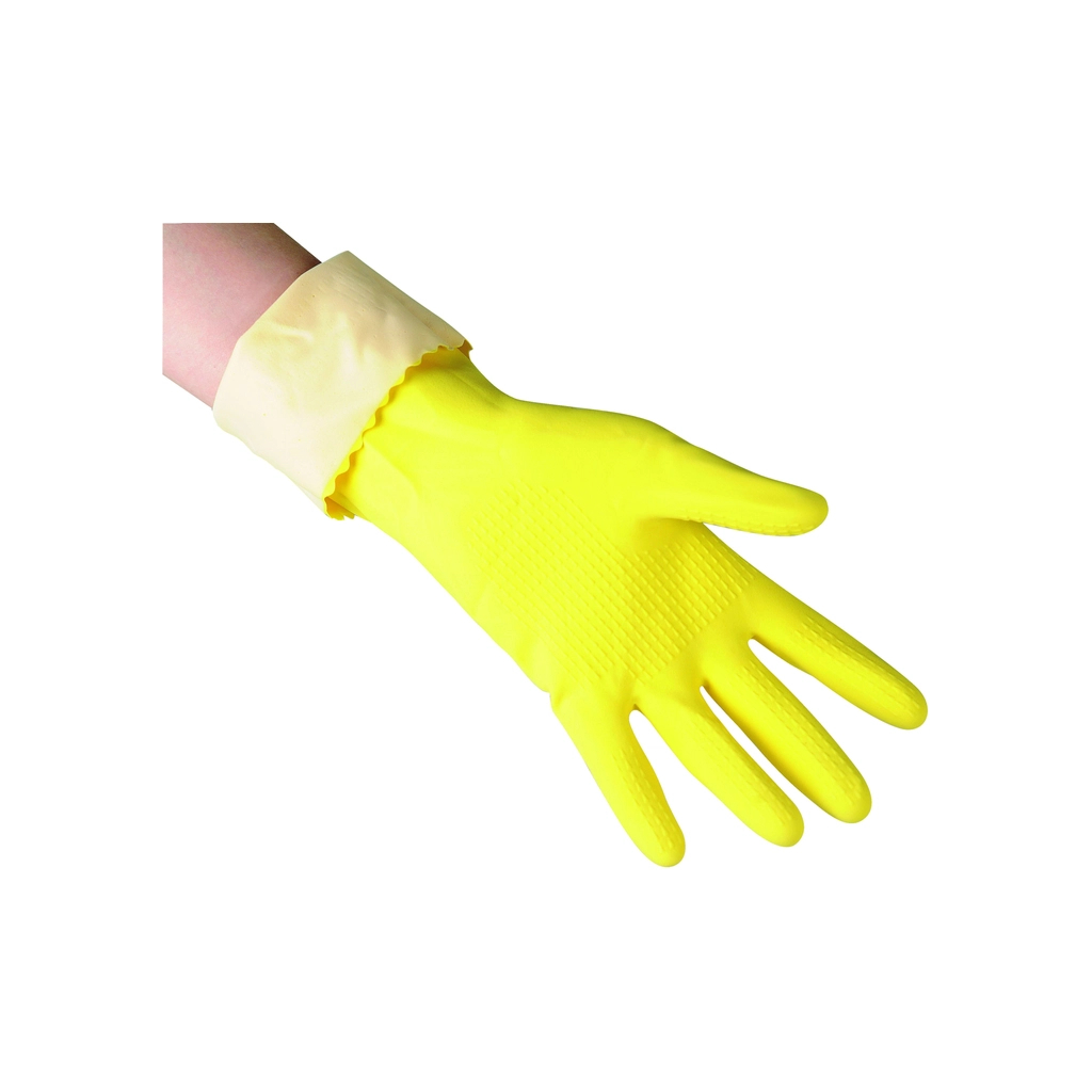 Рукавички господарські Vileda Super Grip Латексні Надміцні Розмір M (8001940003351) - фото 2 Рукавички господарські Vileda Super Grip Латексні Надміцні Розмір M (8001940003351) - фото 2