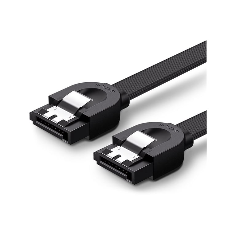 Кабель для передачі даних SATA 3 Data Cable 0.5m US217 Black UGREEN (30796) - фото 1