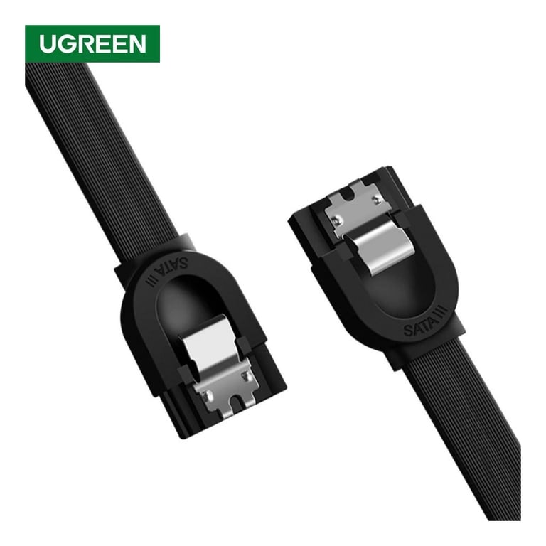 Кабель для передачі даних SATA 3 Data Cable 0.5m US217 Black UGREEN (30796) - фото 2