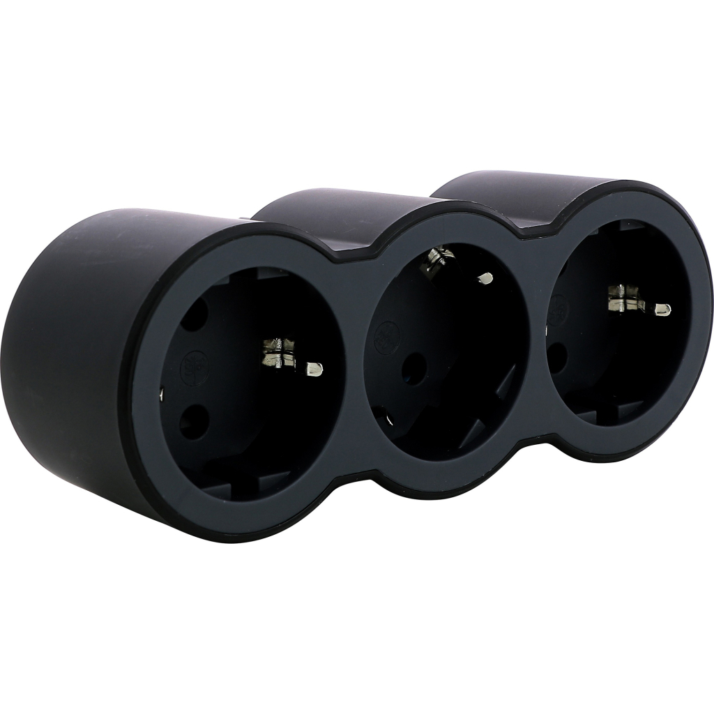 Мережевий розгалужувач LEGRAND СТАНДАРТ 3х2К+З фронтальні розетки , колір Чорний (694519) - фото 2 Мережевий розгалужувач LEGRAND СТАНДАРТ 3х2К+З фронтальні розетки , колір Чорний (694519) - фото 2