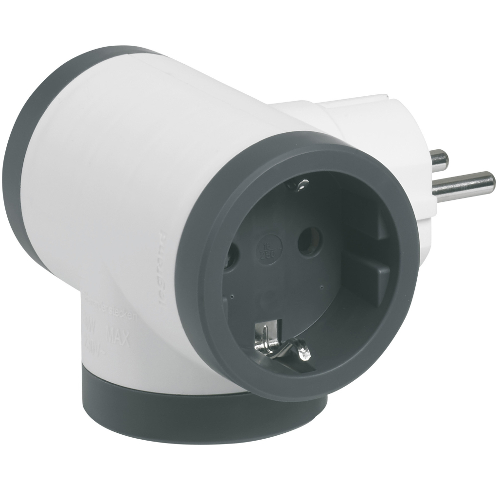 Мережевий розгалужувач Legrand ПРЕМІУМ 3х2К+З бокові розетки, колір Білий/Чорний (694520) - фото 2 Мережевий розгалужувач Legrand ПРЕМІУМ 3х2К+З бокові розетки, колір Білий/Чорний (694520) - фото 2