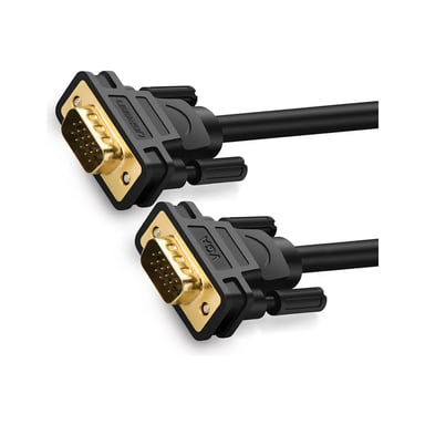 Кабель мультимедійний VGA M to VGA M 2.0m VG101 black Ugreen (11646) - фото 1