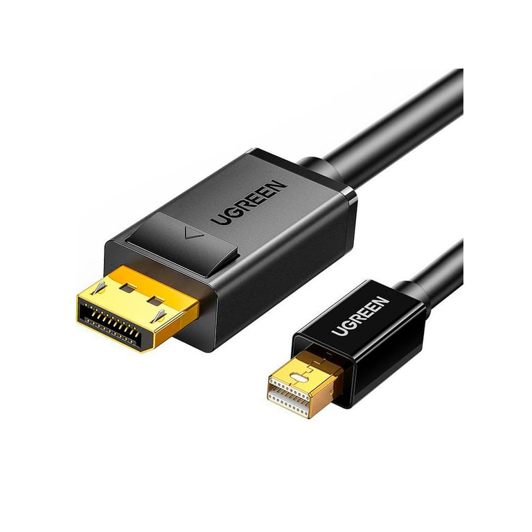 Кабель мультимедійний miniDisplayPort M to DisplayPort M 1.5m MD105 black Ugreen (10477) - фото 1