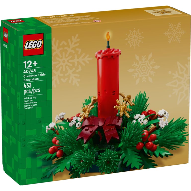 Конструктор LEGO Iconic Декор для різдвяного столу (40743) - фото 1