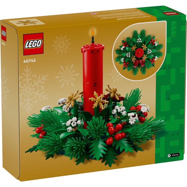 Конструктор LEGO Iconic Декор для різдвяного столу (40743) - фото 3