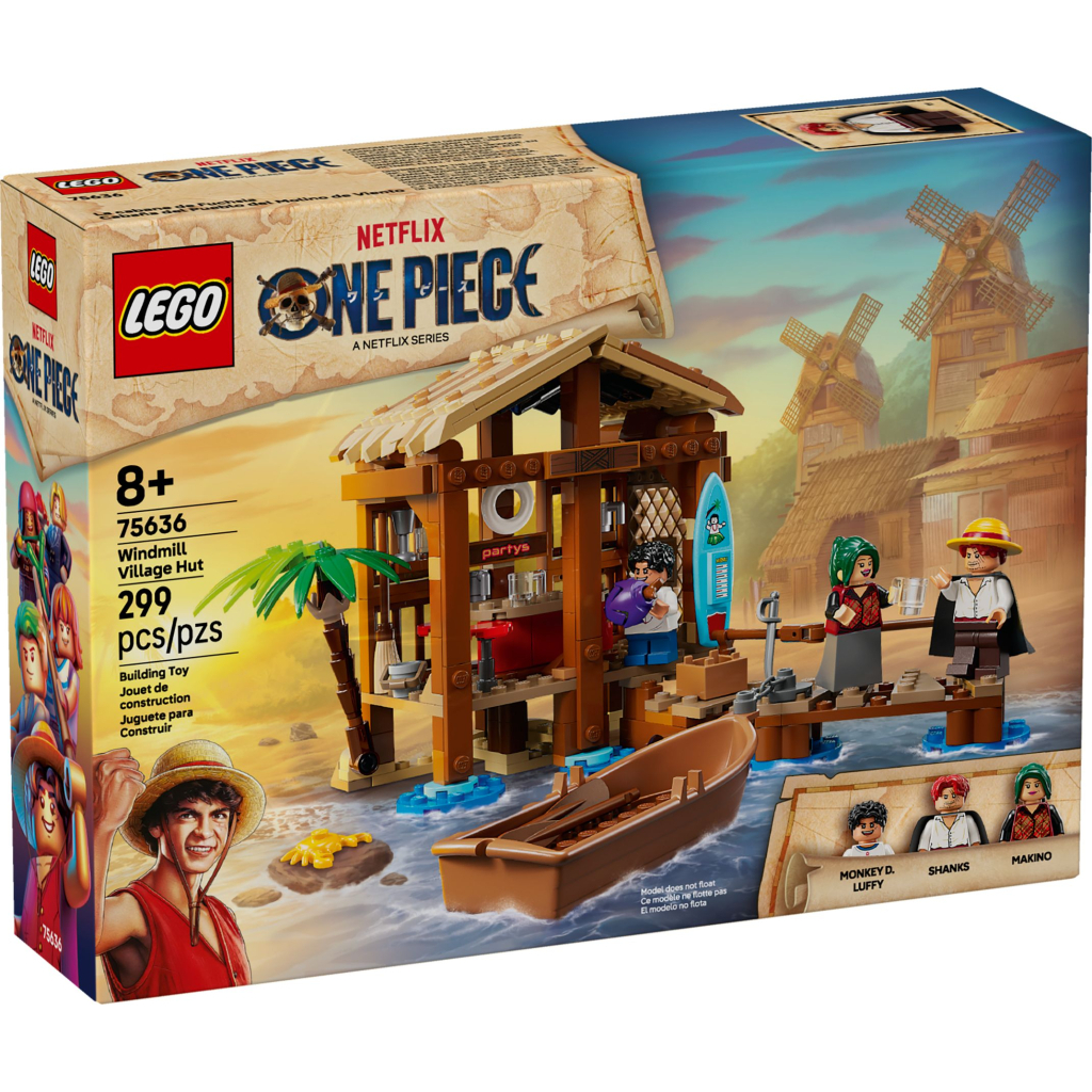Конструктор LEGO One Piece Хатина у Селищі Вітряків (75636-)
