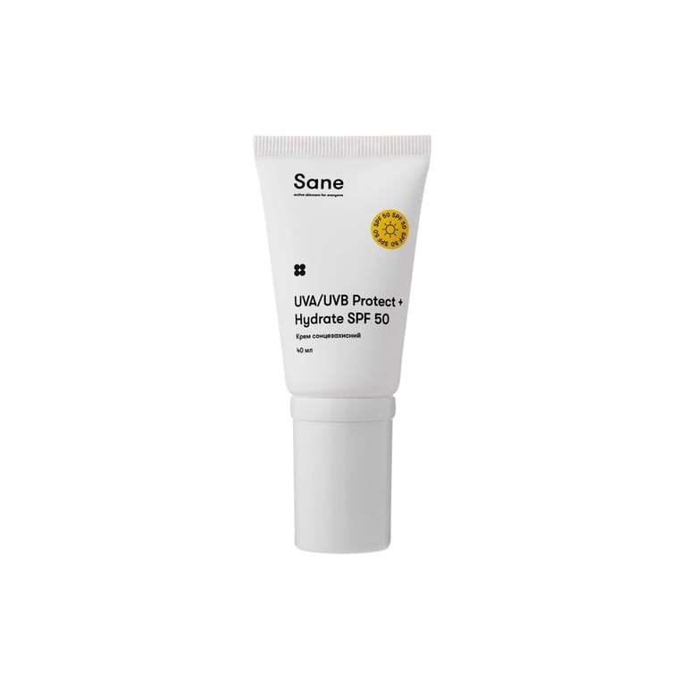 Засіб від засмаги Sane Крем для обличчя сонцезахисний SPF 50 40 мл (4820266831837) - фото 1