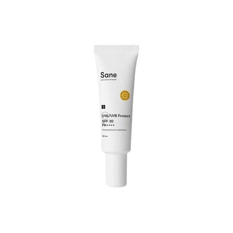 Засіб від засмаги Sane Сонцезахисна сироватка для обличчя SPF30 30 мл (4820266832360) - фото 1
