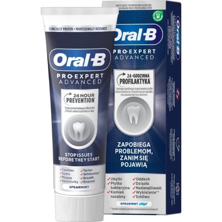 Зубна паста Oral-B Pro-Expert Додаткове відбілювання 75 мл (8700216106702) - фото 1