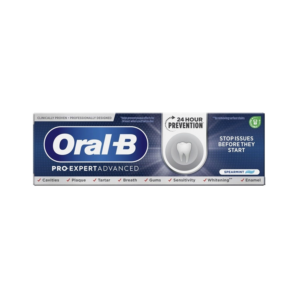 Зубна паста Oral-B Pro-Expert Додаткове відбілювання 75 мл (8700216106702) - фото 2 Зубна паста Oral-B Pro-Expert Додаткове відбілювання 75 мл (8700216106702) - фото 2